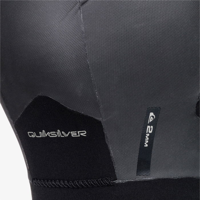 2024 Quiksilver Marathon Sesiones 2mm Capucha Para Traje De Neopreno EQYWW03069 - Black